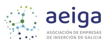 Logotipo AEIGA. Asociación de Empresas de Inserción de Galicia